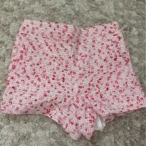 Janie and jack tweed pink shorts baby  girl